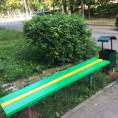 Установка лавочек по адресу ул. Курчатова д. 17
