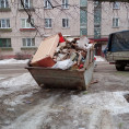 Сбор КГМ во дворах.
